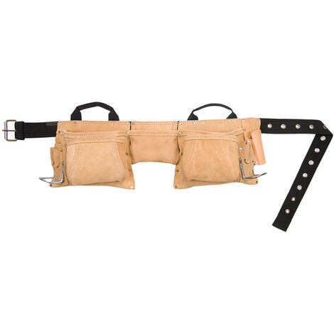 Kuny's AP-527X AP-527X Heavy-Duty Leather Work Apron 12 Pocket KUNAP527X