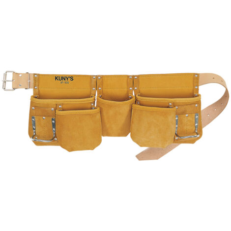 Kunys AP-630 Carpenter&aposs Apron - Full Grain Leather