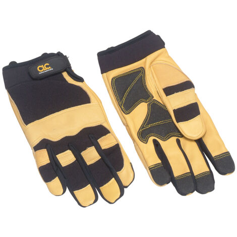 Kuny's Hybrid-275 Top Grain Leather Neoprene Cuff Gloves - Large KUN275L