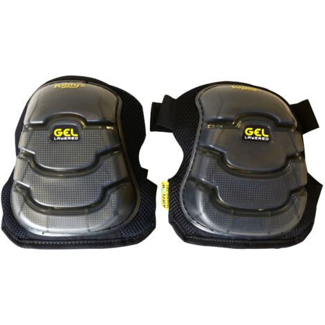 Kuny's KP-367 Adjustable Airflow Gel Knee Pads with Layered Comfort Fit