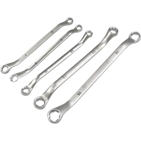 Kunzer 7SLS05 Kit chiavi poligonali doppie Misura (metrica) 6 - 15 mm