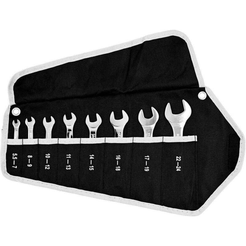 Kunzer - 7SLS08 Clé mixte Ouverture de clé (métrique) 5.5 - 24 mm