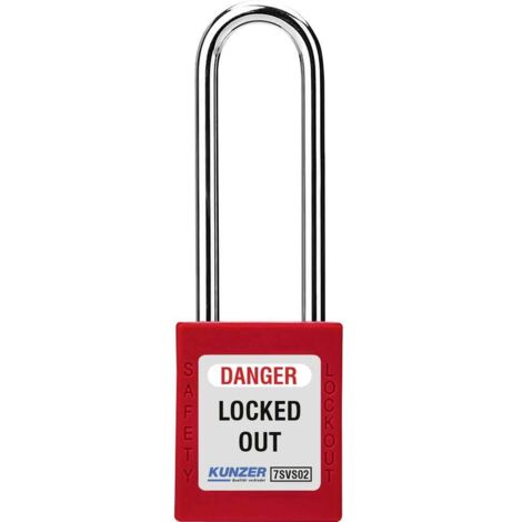 Kunzer 7SVS02 Cadenas 20 mm Hauteur intérieure de l'étrier 76 mm Y520953