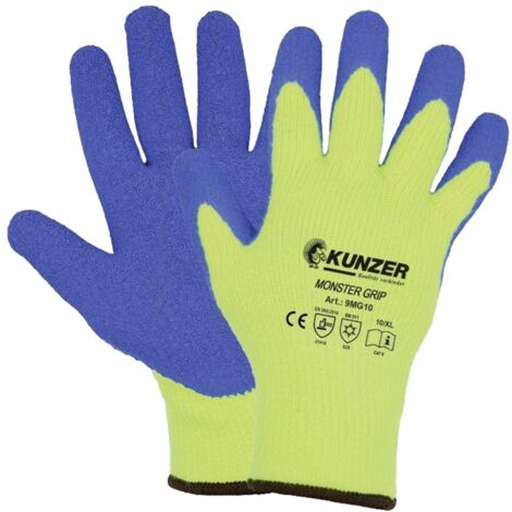 Kunzer 9MG09 Latex Gants de travail Taille: 9, L EN 388, EN 407 1 paire(s)