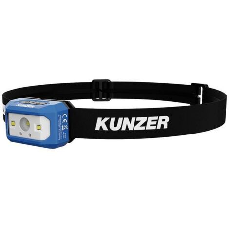 Kunzer HL-002 LED (monocolore) Lampada da lavoro a batteria ricaricabile 300 lm, 240 lm, 120 lm