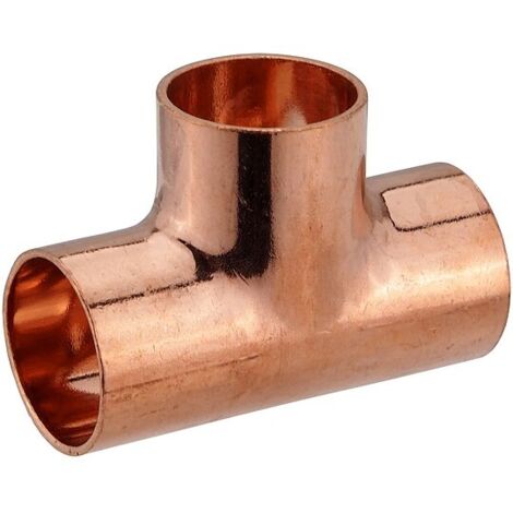 Kupfer-Löt-T-Stück - 28 x 28 x 28 mm - mit DVGW-Zulassung