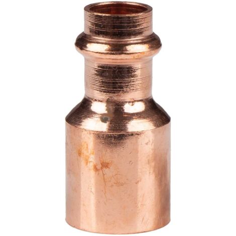 Kupfer Pressfitting Reduzierstück 28 x 15 mm V+M-Kontur DVGW