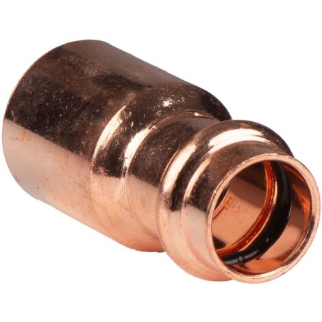 Kupfer Pressfitting Reduzierstück 28 x 18 mm V+M-Kontur DVGW