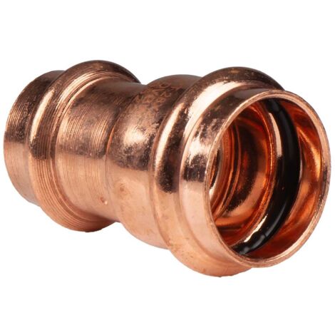 Kupfer Pressfitting Reduzierstück 28 x 22 mm V+M-Kontur DVGW