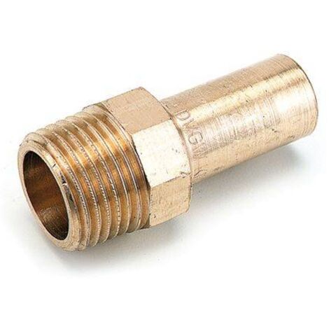 Kupfer Pressfitting Sudo-Press Einsteck-Übergangsverschraubung Außengewinde 22 mm - 1/2" Kontur V DVGW
