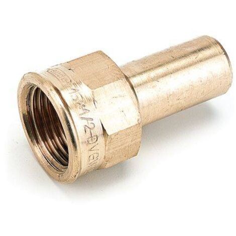 Kupfer Pressfitting Sudo-Press Einsteck-Übergangsverschraubung Innengewinde 18 mm - 3/4" Kontur V DVGW