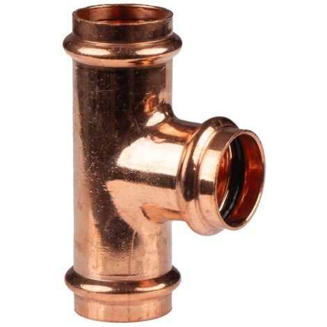 FRABO Kupfer Pressfitting T-Stück 28 mm V+M-Kontur DVGW