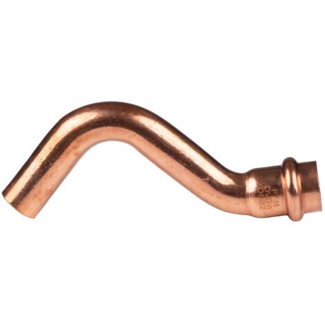 Kupfer Pressfitting Überbogen 15 mm Innen x Aussen V+M-Kontur DVGW