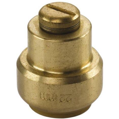Kupfer Steckfitting Tectite Stopfen Entlüftung 28 mm DVGW