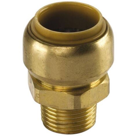 Kupfer Steckfitting Tectite Übergang Außengewinde 28 mm - 1" DVGW