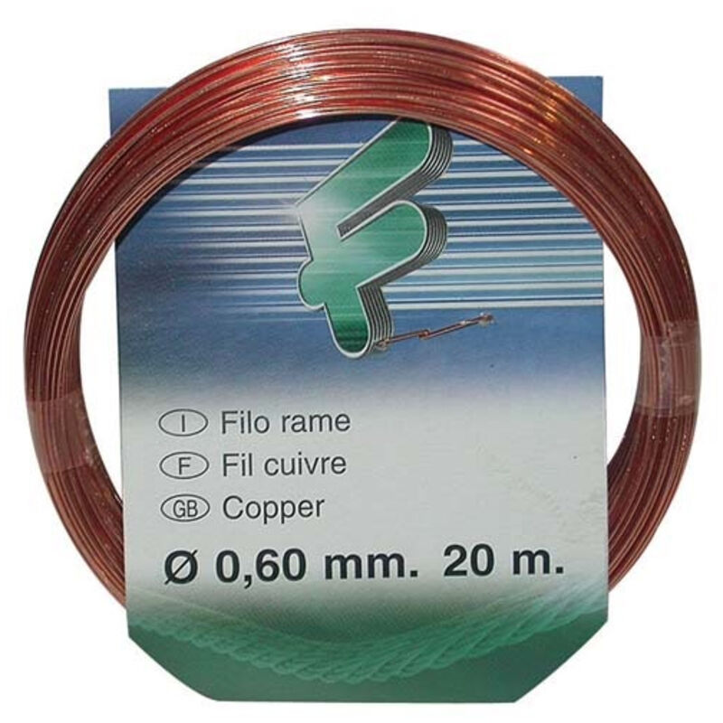 Kupferdraht 0,6 mm Rolle 20 m Sc - Filomat