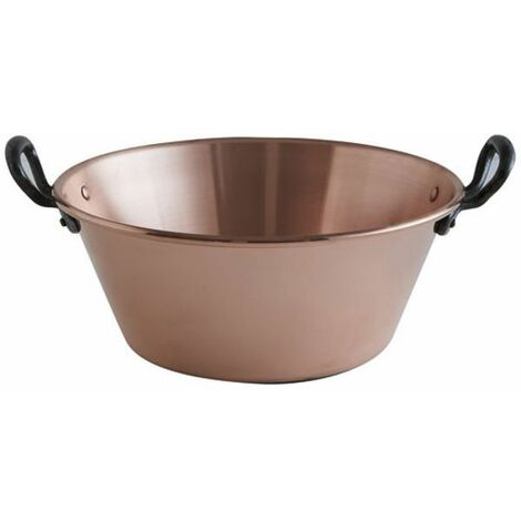 Kupfermarmeladenbecken 17/10 26cm 3l induktion - Baumalu - 207024