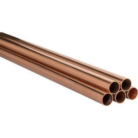 Kupferrohr in 5 m Stangen 12 15 18 22 28 35 42 54 mm Bund Kupfer DVGW Heizung 9371361.28x1-Bund