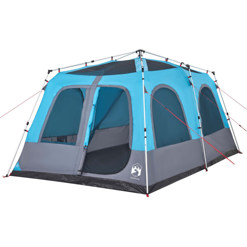 Vidaxl - Kuppel-familienzelt 8 Personen Blau Quick Release