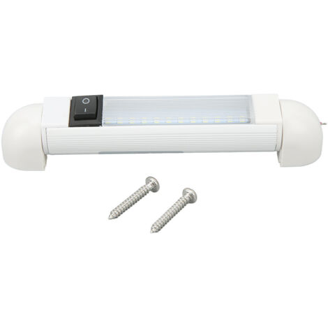 Kuppellampe für Yachten, 12 V DC, IP65 wasserdicht, weißes Licht, 1 W, Nachttischspiegel, Wohnmobil, Leselampe für die Kabine.
