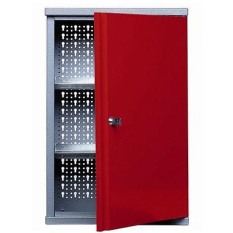 Kupper – Armoire murale L:40cm 1 porte et 2 étagères - Rouge