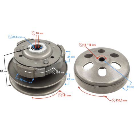 Kupplung für Huragan 125 Roller