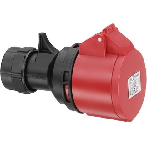 Kupplung IP44, 5-polig, 32 A, 400 V - rot