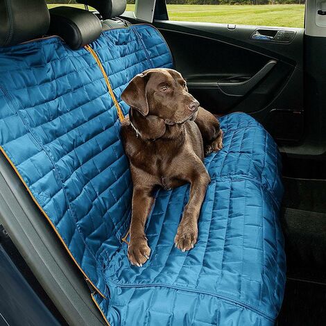 Siège d'auto pour chien Siège unique pour siège arrière imperméable à l'eau  Siège d'auto pour chien Housse de siège d'auto, couverture de protection  voiture pour chien (53 * 60 * 35cm)
