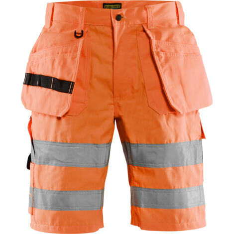 Kurzarbeitsweste mit hoher Sichtbarkeit 15351811 - Neonorange XS - FR(38) - SE(C44) - Normen