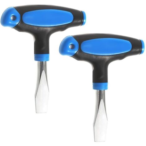 kurze 10-mm-Schlitzschraubendreher – Einfache Handhabung – Ergonomischer Griff – Schlitzschraubendreher – Für Filmsets, Werkstätten und Mechaniker