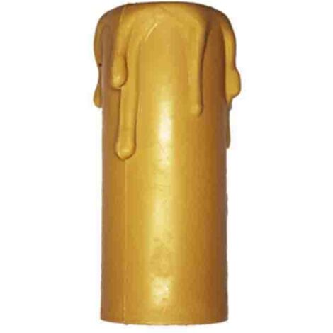 Kurze cremefarbene Kerze (68cm Ø2,8cm)  E3/44140 Platte