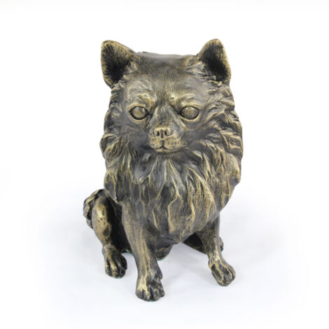 Kurzhaar-Chihuahua - Hundestatuette, sitzender Hund auf dem Schreibtisch, Dekoration für das Wohnzimmer eines Hundeliebhabers von Art-Dog