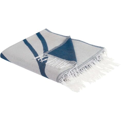 Kuscheldecke HAPREK 130 x 170 cm Blau