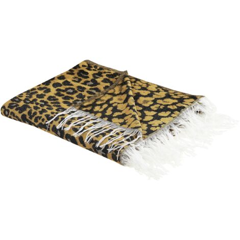 Kuscheldecke JAMUNE 130 x 170 cm Braun