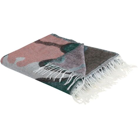 Kuscheldecke SOMANI Stoff 130 x 170 cm Bunt
