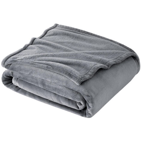 Kuschelige Fleecedecke – Weiche und warme Fleecedecke 150 x 200 cm, XL-Sofadecke, große Flanell-Sofadecke