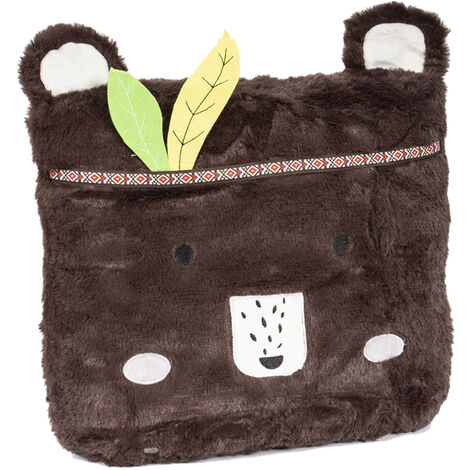 Kuschelkissen / Dekokissen Rentier 30x30cm-M803283-Bär