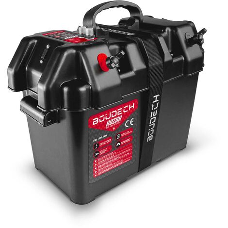 Kuzar - Smart Battery Box Caja hermética para bateras de hasta 80Ah