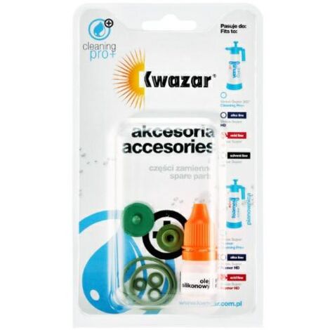 Kwazar, modelo WAT1179, Kit de servicio Venus Super HD Acid Line, repuesto completo para pulverizadores Kwazar, mantenimiento eficiente para aplicaciones de productos ácidos