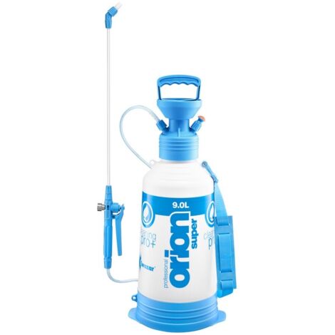 Kwazar, modelo WTO0362, Pulverizador Orion Super Pro+ 9L, Viton, con manómetro, ideal para aplicaciones de pesticidas y productos químicos, resistente y de alto rendimiento