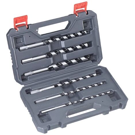 KWB 042290 JEU DE 8 FORETS EN BOIS 8 PIÈCES AVEC COFFRET EN PLASTIQUE 18 MM