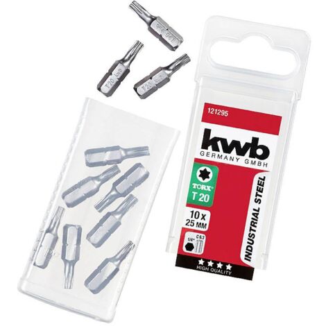 kwb 121295 Embout TX T 20 acier C 6.3 10 pc(s) X993752