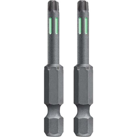 kwb 122325 Inserto Esagonale T 25 Acciaio 2 pz.