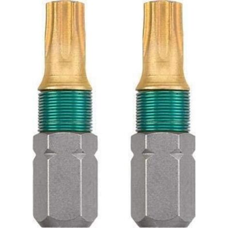 kwb 124220 Inserto Esagonale T 20 Acciaio 2 pz.