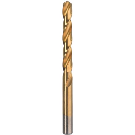 kwb Ø 1mm Drill in metallo HSS Tin 238610 (Drill HSS Bobina, Qualità industriale, Terreno di precisione, Elevata velocità di taglio, DIN 338, Drill in titanio)