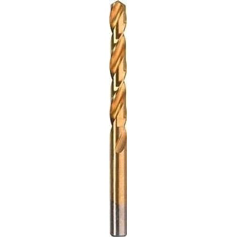 kwb Ø 2 mm Drill in metallo HSS Tin 238620 (trapano a spirale HSS, qualità industriale, terra di precisione, alta velocità di taglio, DIN 338, trapano titanio)