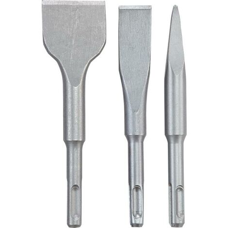 kwb 247190 Jeu de burins 3 pièces Longueur totale 250 mm SDS-Plus 1 set Y760722
