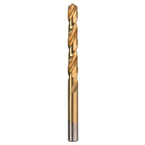 kwb Ø 2,5 mm Drill in metallo HSS Tin 238625 (trapano a spirale HSS, qualità industriale, terra di precisione, alta velocità di taglio, DIN 338, Drill in titanio)