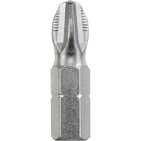 kwb 3 x Bits 25 mm PH 1 Industrial Steel 121001 (TQ 60 Stahl, ISO 1173, Antrieb C 6.3)