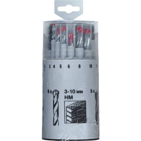 KWB 429690 KRAFTIXX LOT DE 18 MÈCHES POUR PERCEUSE AVEC EMBOUT ROND HSS HM